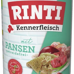 Highlight Sparpaket 6 x 800 g Rinti Kennerfleisch mit Pansen Hunde Nassfutter